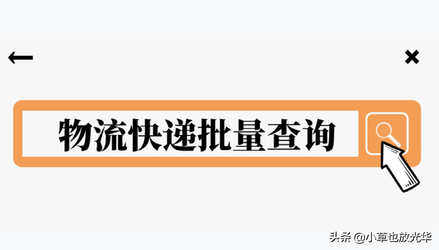 一键自动识别查询全网快递公司单号，圆通、中通等全支持