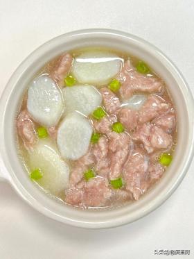 山药肉片汤