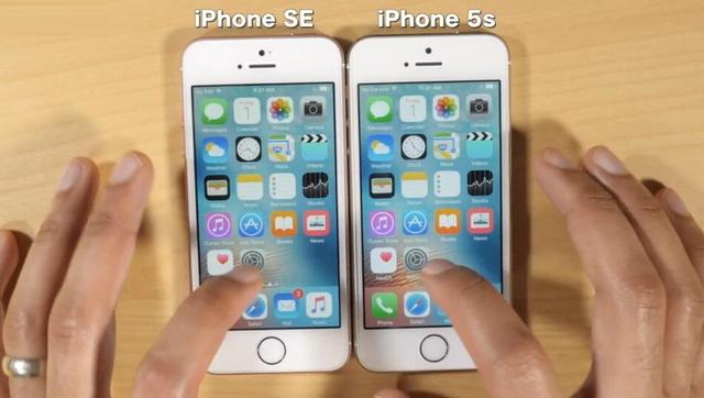 iPhone SE与iPhone 5s对比，岂止之快！